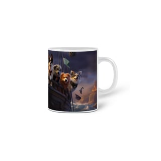 Nome do produto Caneca Pastor de Shetland com Arte Digital - #Autenticidade 0003