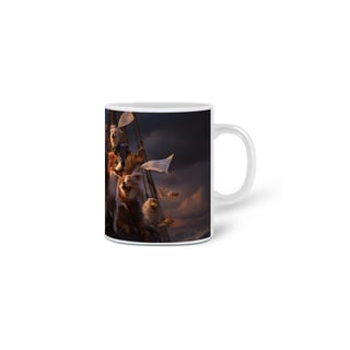 Nome do produto Caneca Pastor de Shetland com Arte Digital - #Autenticidade 0006