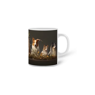 Nome do produto Caneca Pastor de Shetland com Arte Digital - #Autenticidade 0016