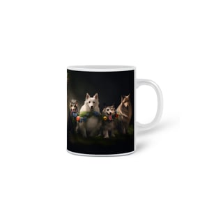 Nome do produto Caneca Pastor de Shetland com Arte Digital - #Autenticidade 0018