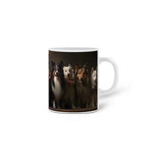 Nome do produto Caneca Pastor de Shetland com Arte Digital - #Autenticidade 0019