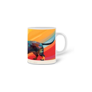 Nome do produto Caneca Dachshund(Salsicha) com Arte Digital - #Autenticidade 0008