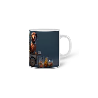Nome do produto Caneca Dachshund(Salsicha) com Arte Digital - #Autenticidade 0012
