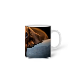 Nome do produto Caneca Dachshund(Salsicha) com Arte Digital - #Autenticidade 0019