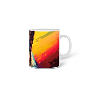 Nome do produto Caneca Pastor Alemão com Arte Digital - #Autenticidade 0002