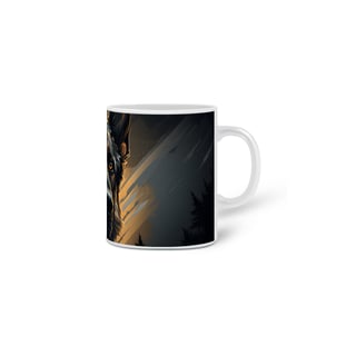 Nome do produto Caneca Pastor Alemão com Arte Digital - #Autenticidade 0015