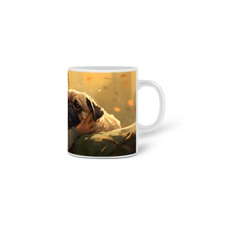 Nome do produto Caneca Pug com Arte Digital - #Autenticidade 0002