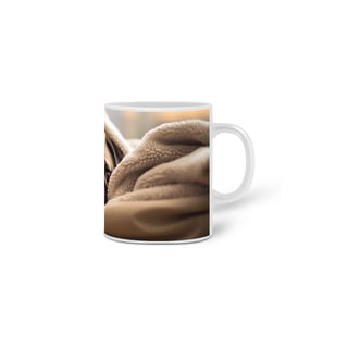 Nome do produto Caneca Pug com Arte Digital - #Autenticidade 0004