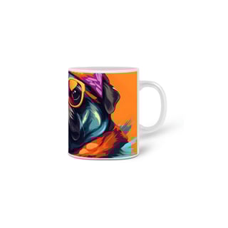 Nome do produto Caneca Pug com Arte Digital - #Autenticidade 0008