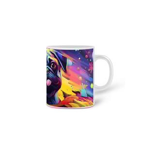 Nome do produto Caneca Pug com Arte Digital - #Autenticidade 0016