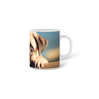 Nome do produto Caneca Pug com Arte Digital - #Autenticidade 0019