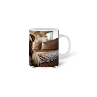 Nome do produto Caneca Pug com Arte Digital - #Autenticidade 0021
