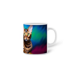 Nome do produto Caneca Gato Bengal com Arte Digital - #Autenticidade 0001