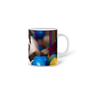 Nome do produto Caneca Gato Siamês com Arte Digital - #Autenticidade 0002