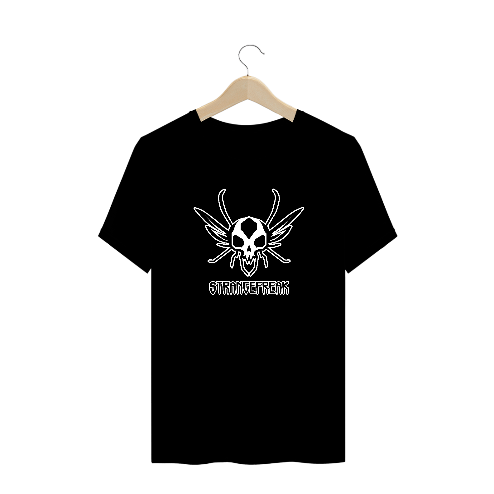 Camiseta Plus Size - Strangefreak Fly - Logo Branca