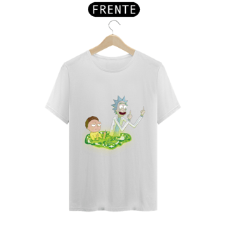 Nome do produto T-Shirt Prime - Rick and Morty - dedo do meio