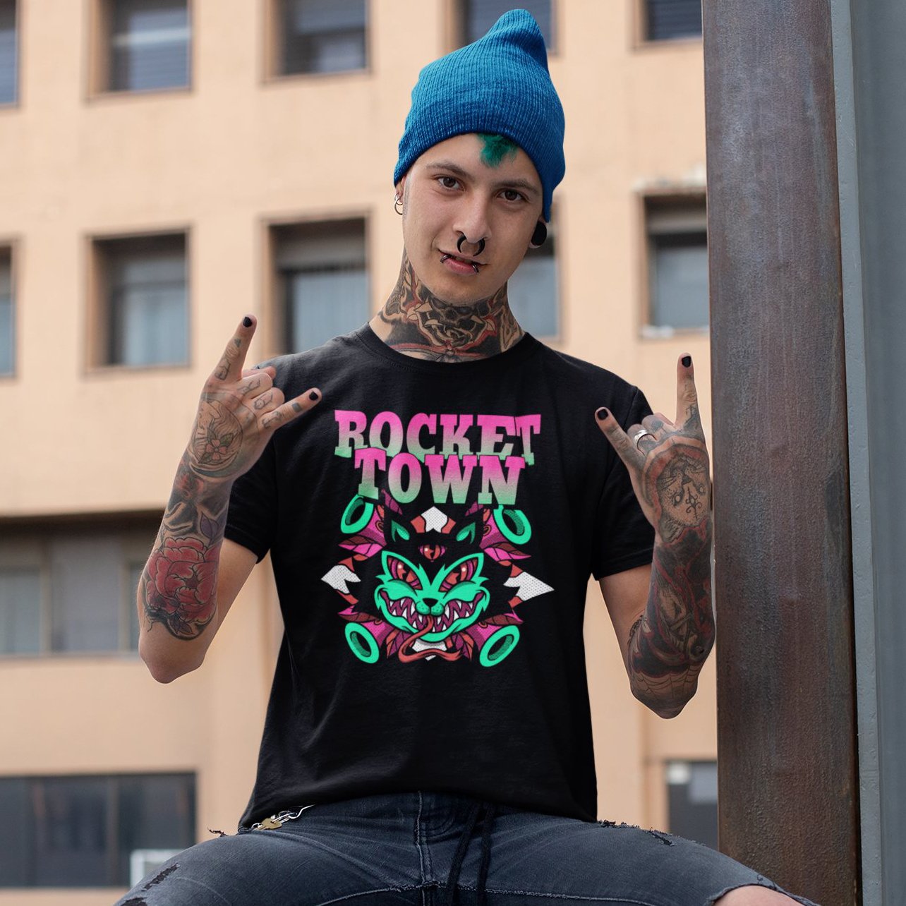 Camiseta Rocket Town