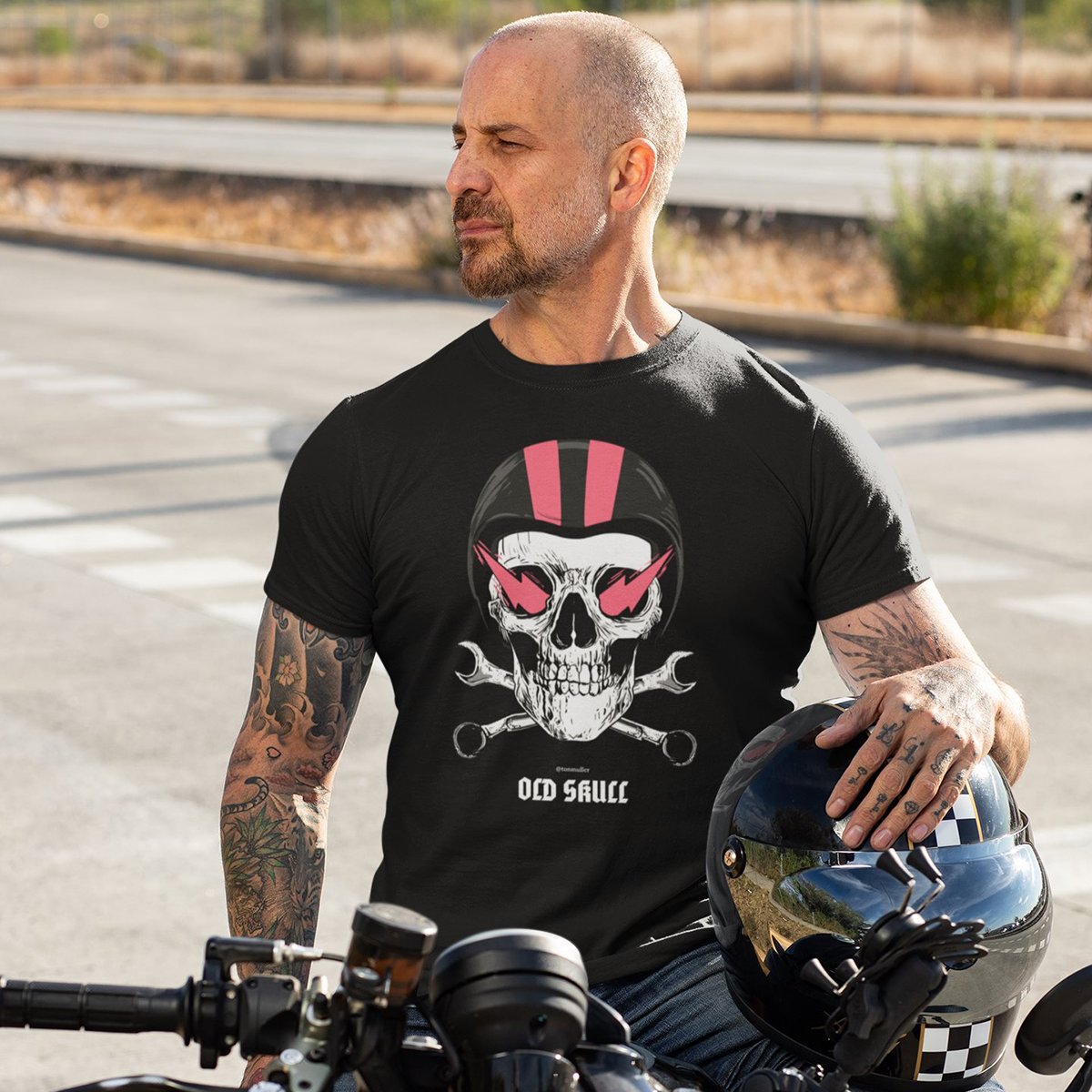 Camiseta Old Skull