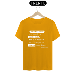 Nome do produto Camiseta - Colorida e Preta - Paternidade a Melhor Escolha