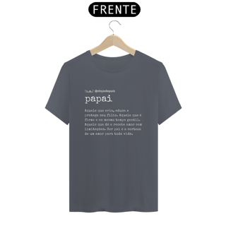 Nome do produto Camiseta Preta e Colorida - Dicionário Papai