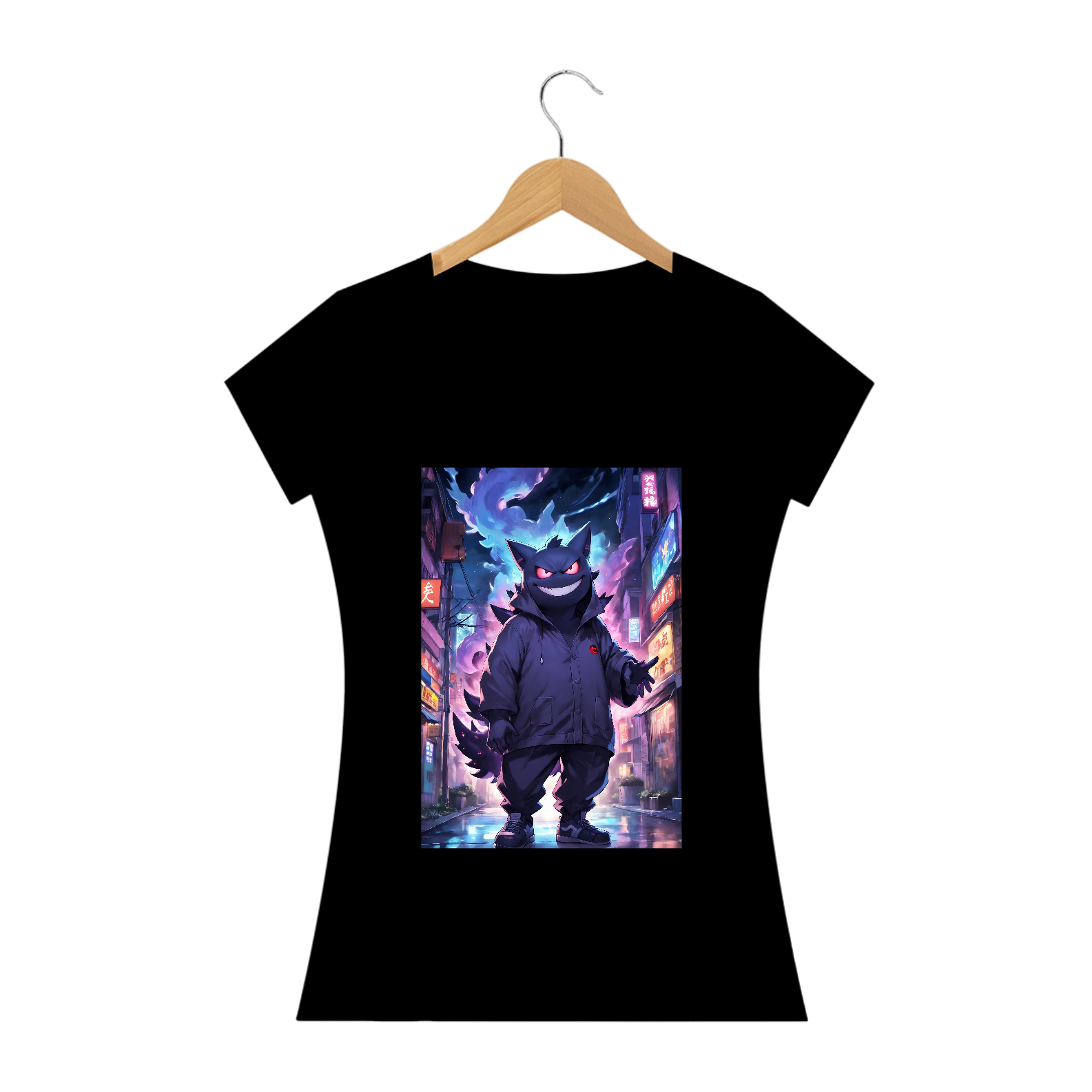 Camisa Baby long Gengar