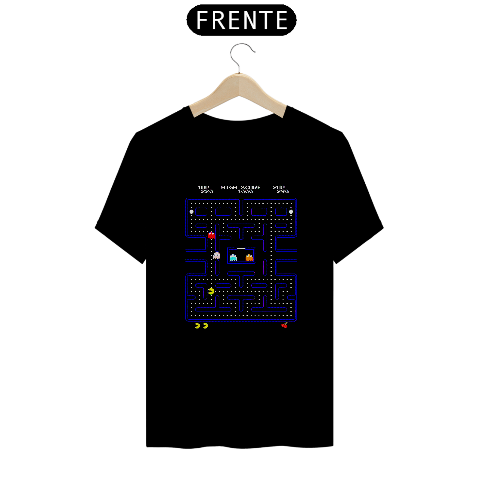 Camisa Baby Long  Pac-Man