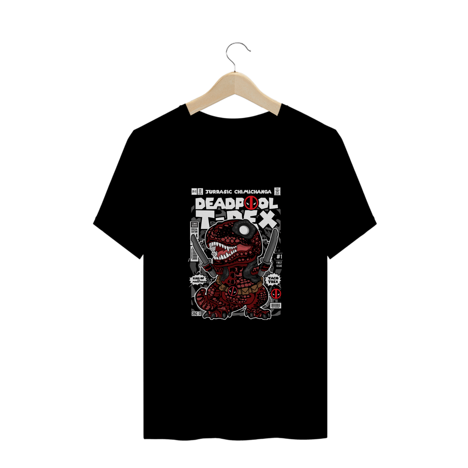 Camisa DeadPool T-Rex