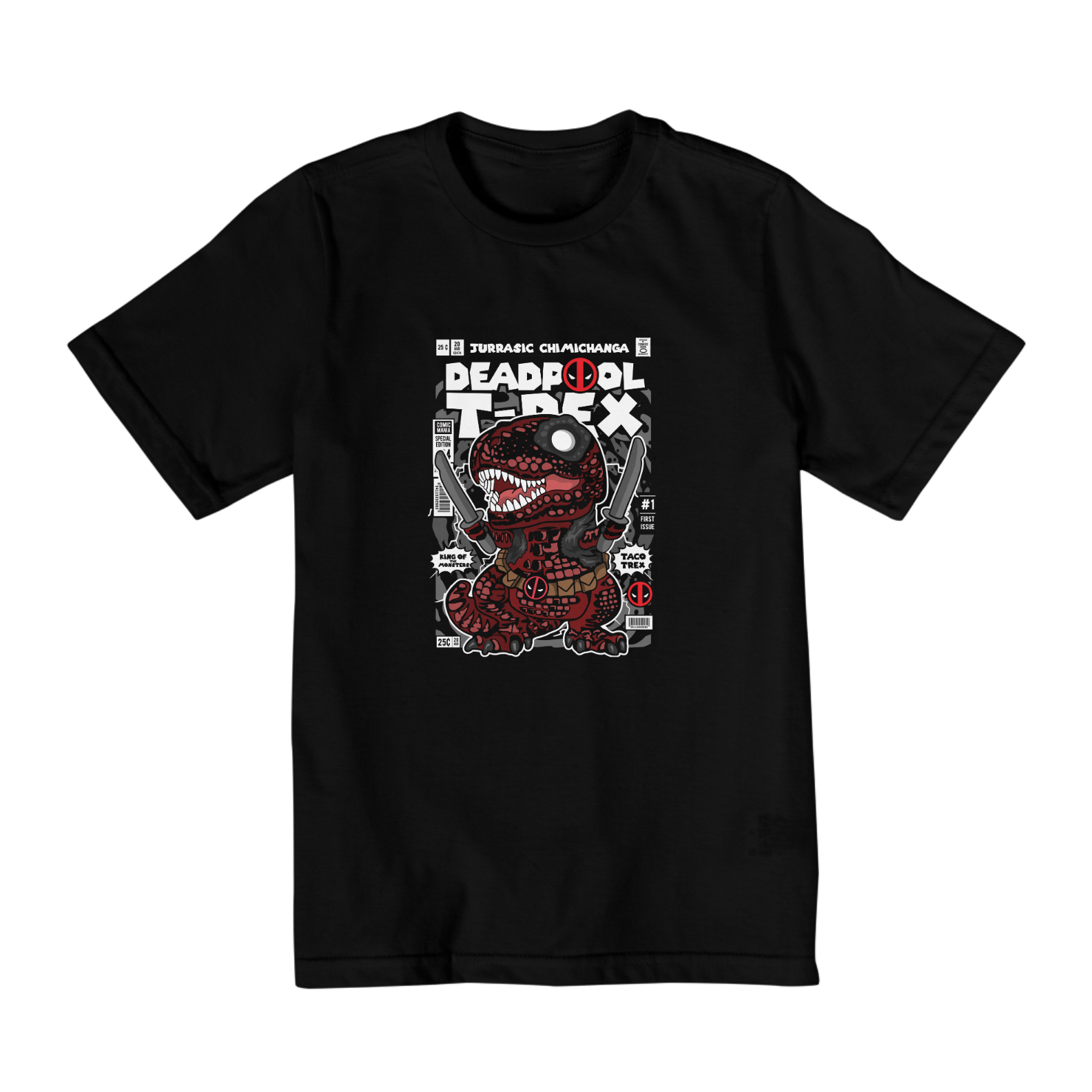 Camisa DeadPool T-Rex