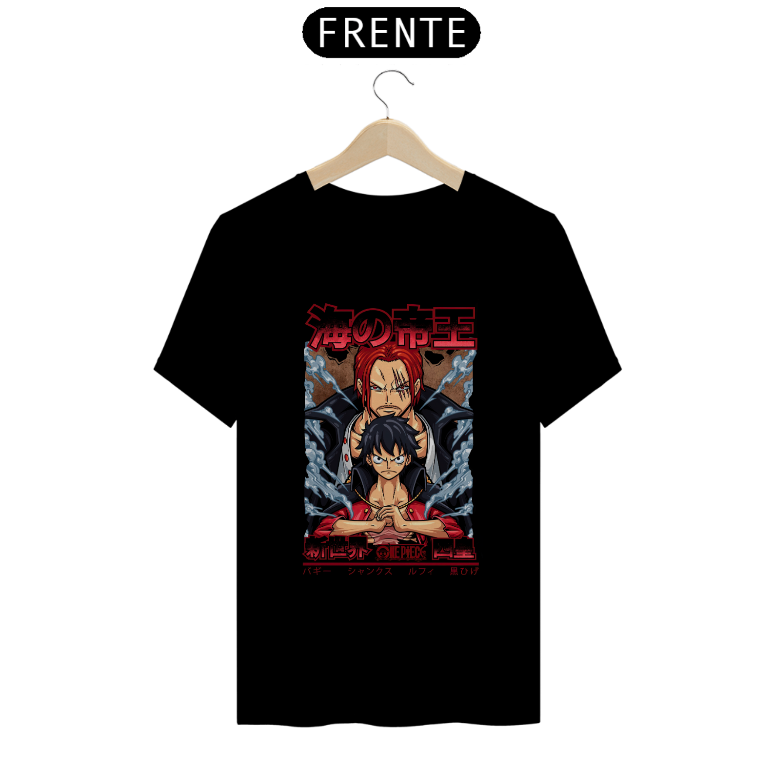 Camisa Luffy/Shanks