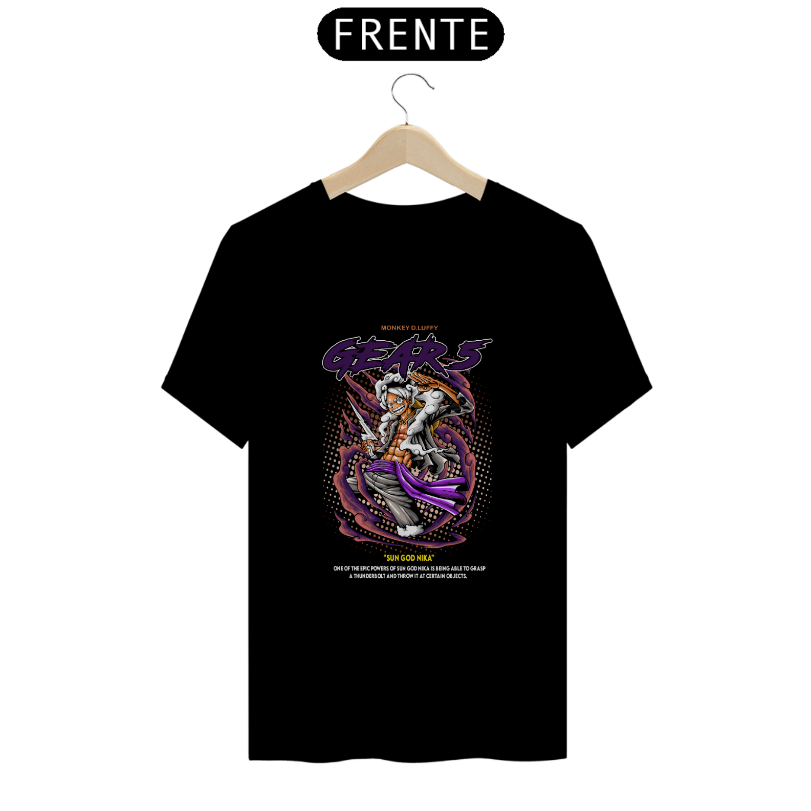 Camisa Luffy Gear 5 VI