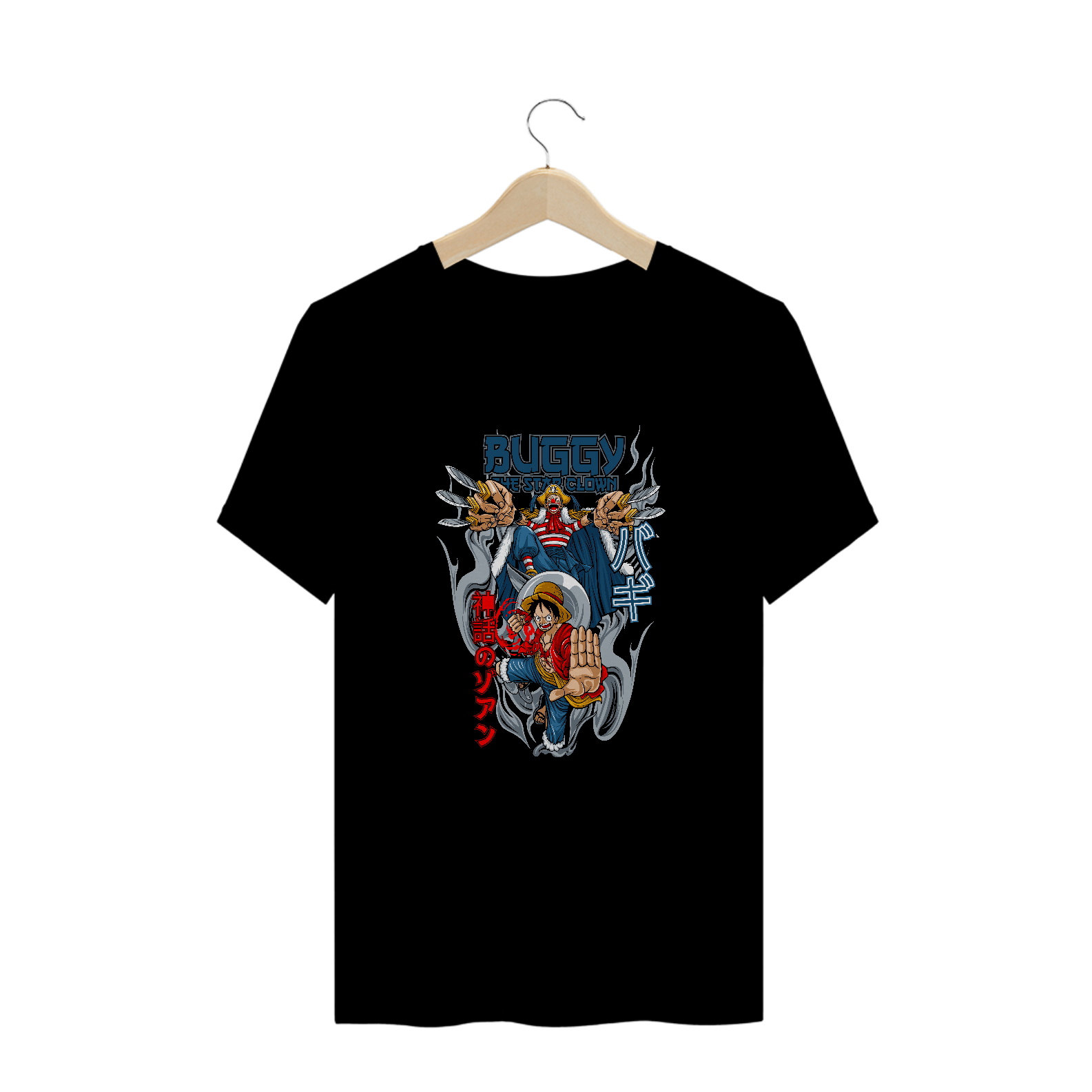 Camisa Luffy/Buggy