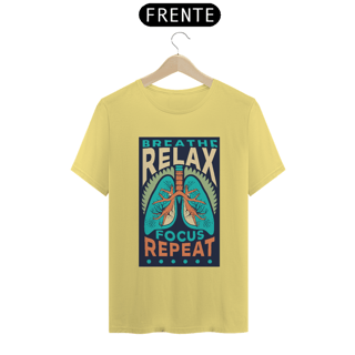 Nome do produto Camiseta Colors Pulmões Foco na Respiração