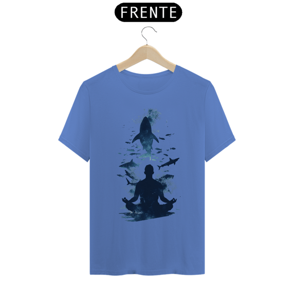 Camiseta Colors Tubarão Meditação