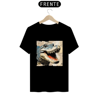 Nome do produto Camiseta B&W Arquétipo Crocodilo - Força, Tenacidade e Adaptação