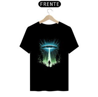Camiseta B&W Abdução Alienígena