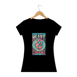 Nome do produto Blusa Feminina B&W Meditação Heart Coherence