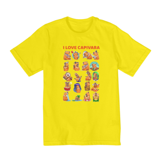 Nome do produto I love capivara kids 2-8