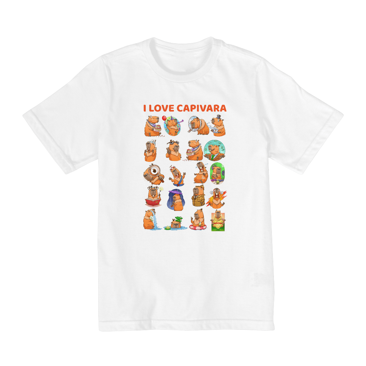 Nome do produto: I love capivara kids 2-8
