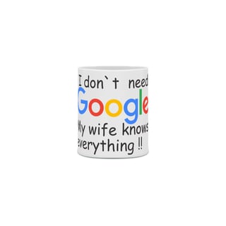 Nome do produto Caneca Google