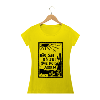 Nome do produto T-Shirt Frase Nao sei so sei que foi assim
