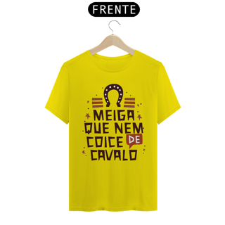 Nome do produto T-Shirt Frases Meiga que nem coice de cavalo