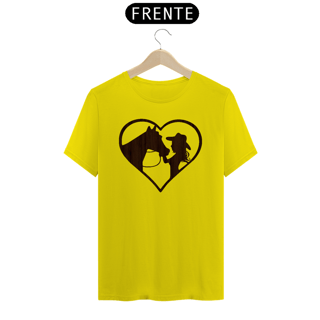 Nome do produto T-Shirt Coração Cavalo Mulher