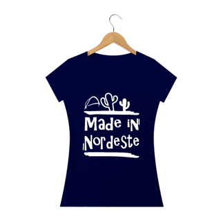 Nome do produto T-Shirt Feminina Frases Made in Nordeste