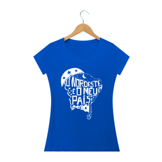 Nome do produto T-Shirt Feminina Black Frase Nordeste é o meu país