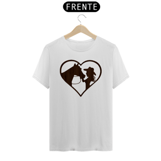 Nome do produto T-Shirt Coração Cavalo Mulher