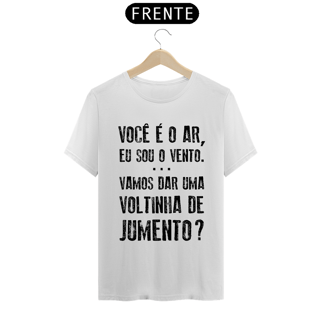 Nome do produto T-Shirt Frases Você é o Ar eu sou vento...