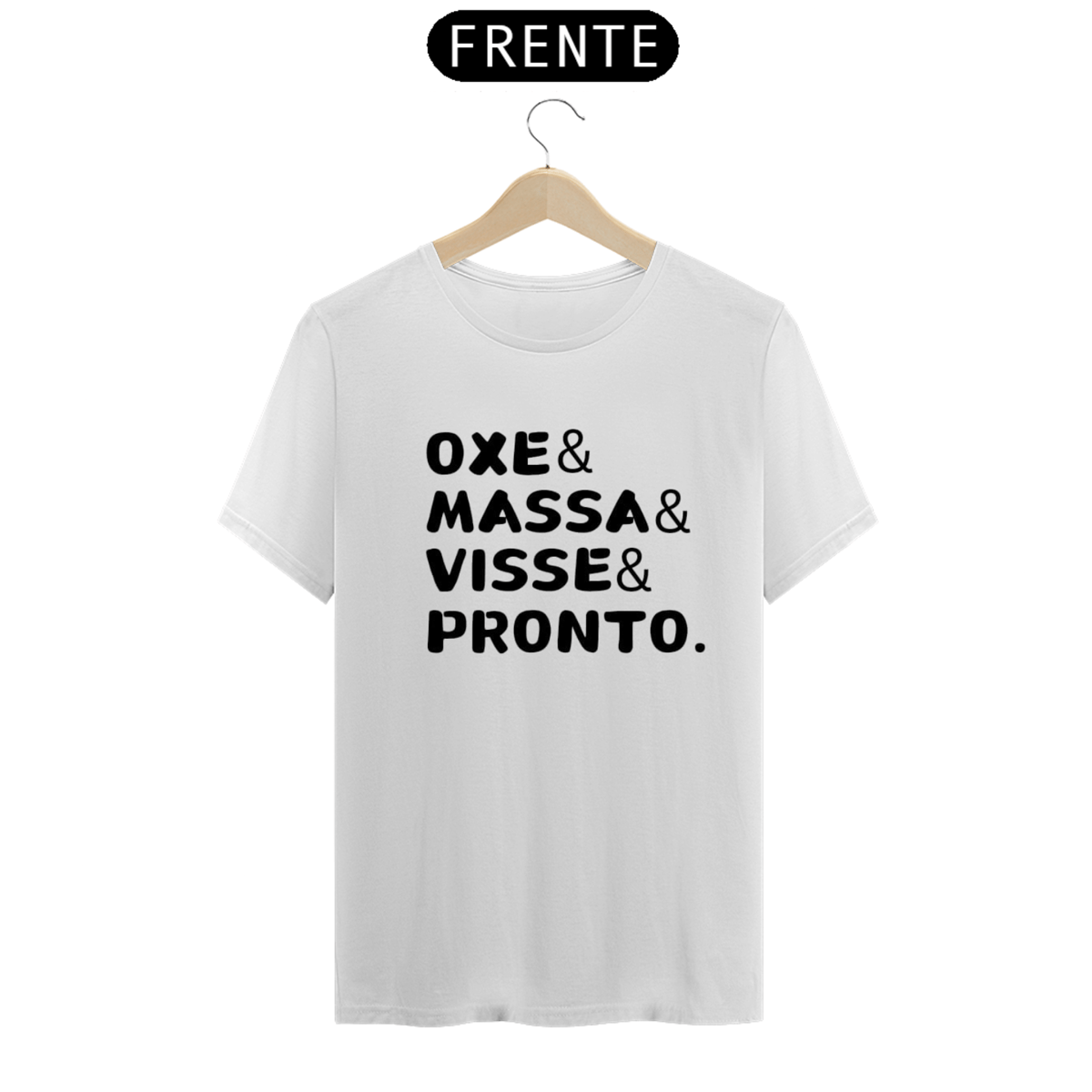 Nome do produto: T-Shirt Art Black Oxe Massa Visse Pronto