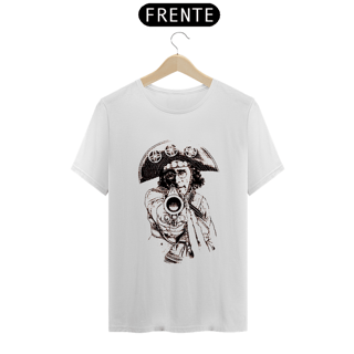 T-Shirt Lampiao art black white