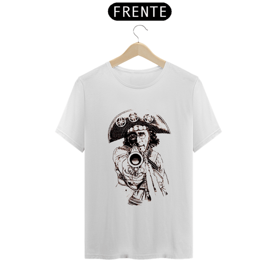 T-Shirt Lampiao art black white