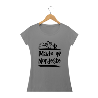 Nome do produto T-Shirt Feminina Frases Made in Nordeste
